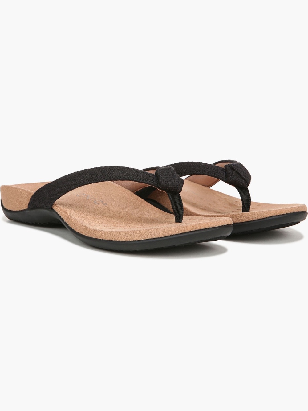 Vionic Black Dillon Flipflop